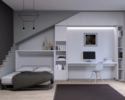 Double Fold Queen Murphy Wall Bed