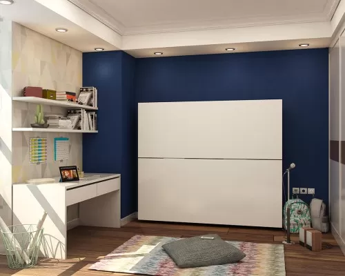 Simple Bunk Twin/Twin XL Murphy Wall Bed