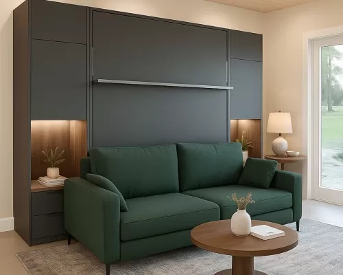 Design idea for the Royal King Murphy Bed inspired by West Palm Beach interiors.