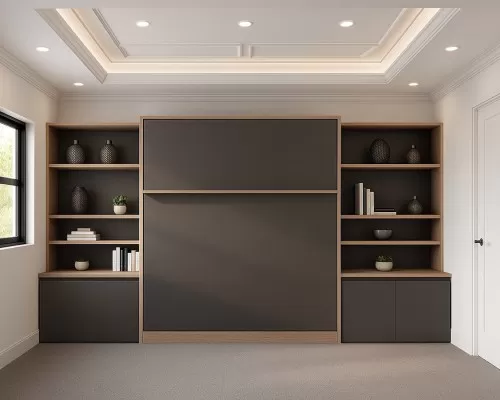 Miami-inspired design showcasing the Royal King Murphy Bed.