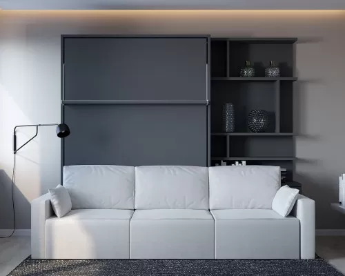 Ft. Lauderdale-styled bedroom with the Royal Queen Murphy bed.
