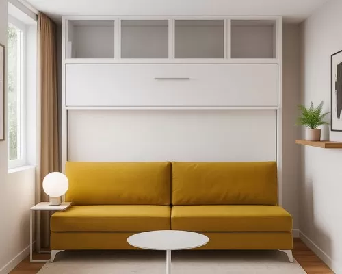 Fort Lauderdale-inspired detail shot of the Royal Horizontal Queen Wall Bed.