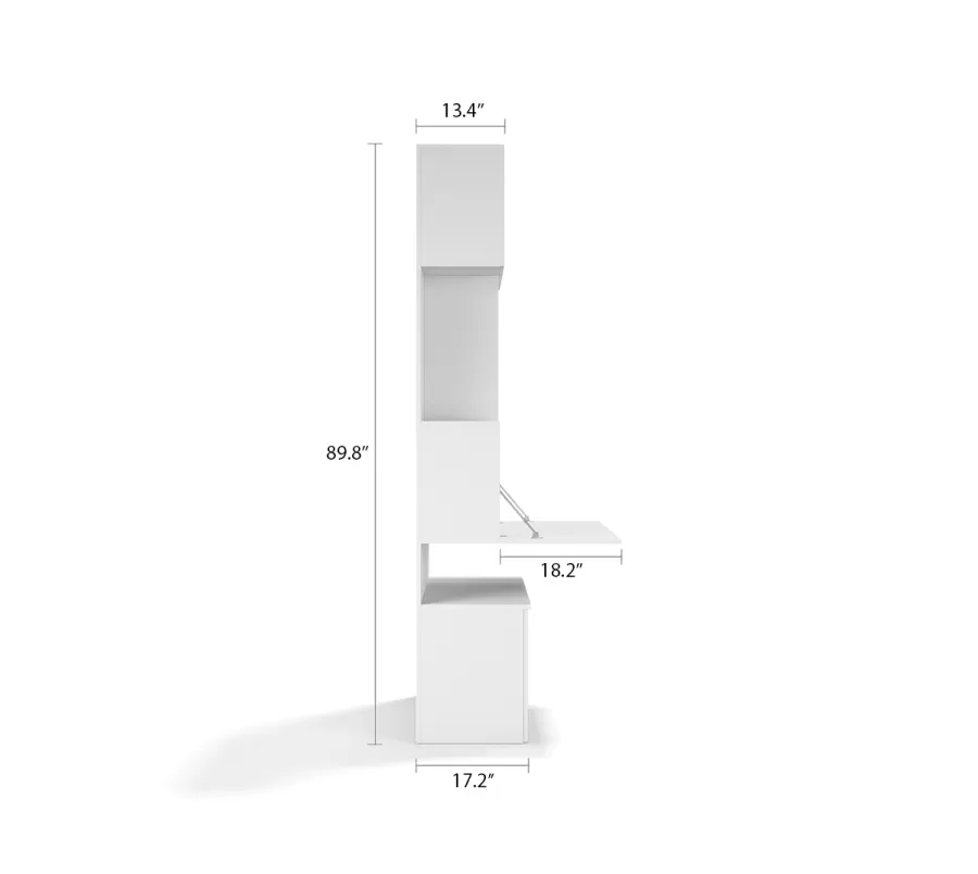 Royal Bookcase with Hidden Desk - view 4