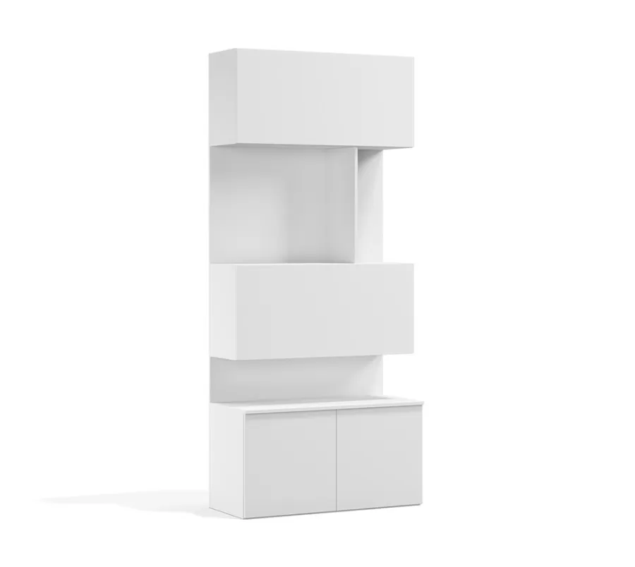 Royal Bookcase with Hidden Desk