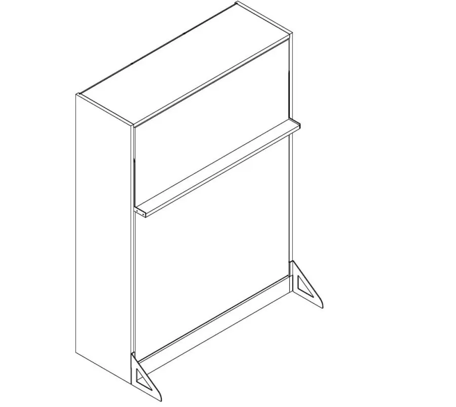 Royal collection Free Standing Wall Bed Support Kit