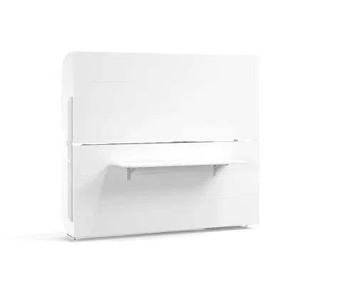 Simple Bunk Twin/Twin XL Murphy Wall Bed with Optional Foldable Table (Horizontal)