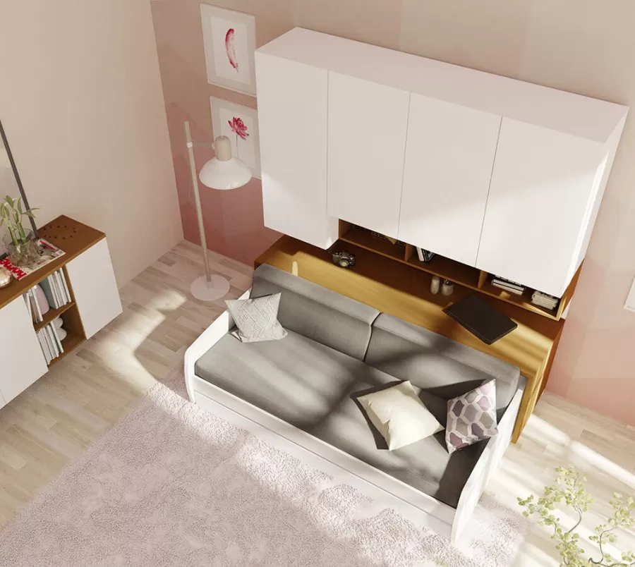 Twin XL Mattress Cover and 2 PC Cushion Set