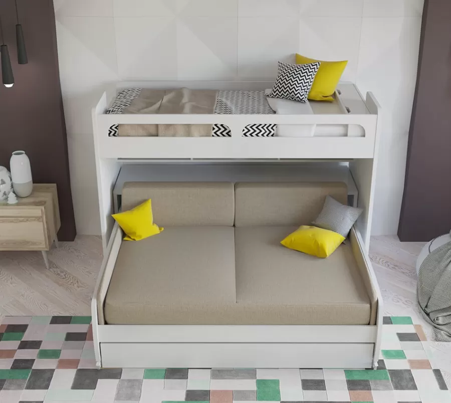 Full Mattress Cover 2 Cushions and 2 PC Side Pillows Set