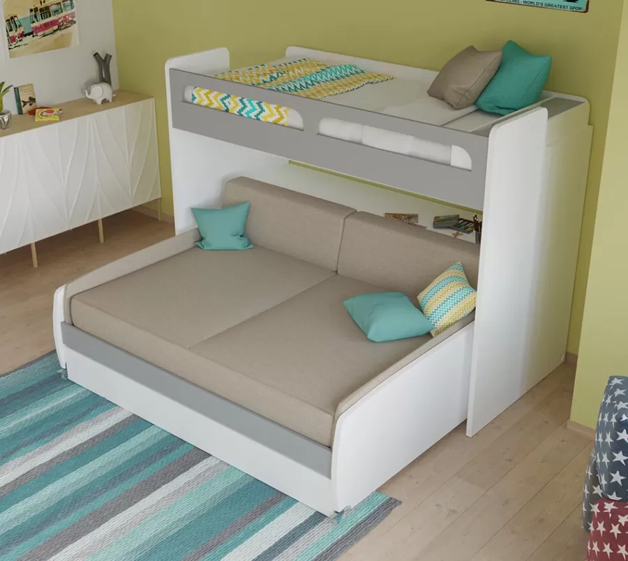 Full Mattress Cover 2 Cushions and 2 PC Side Pillows Set