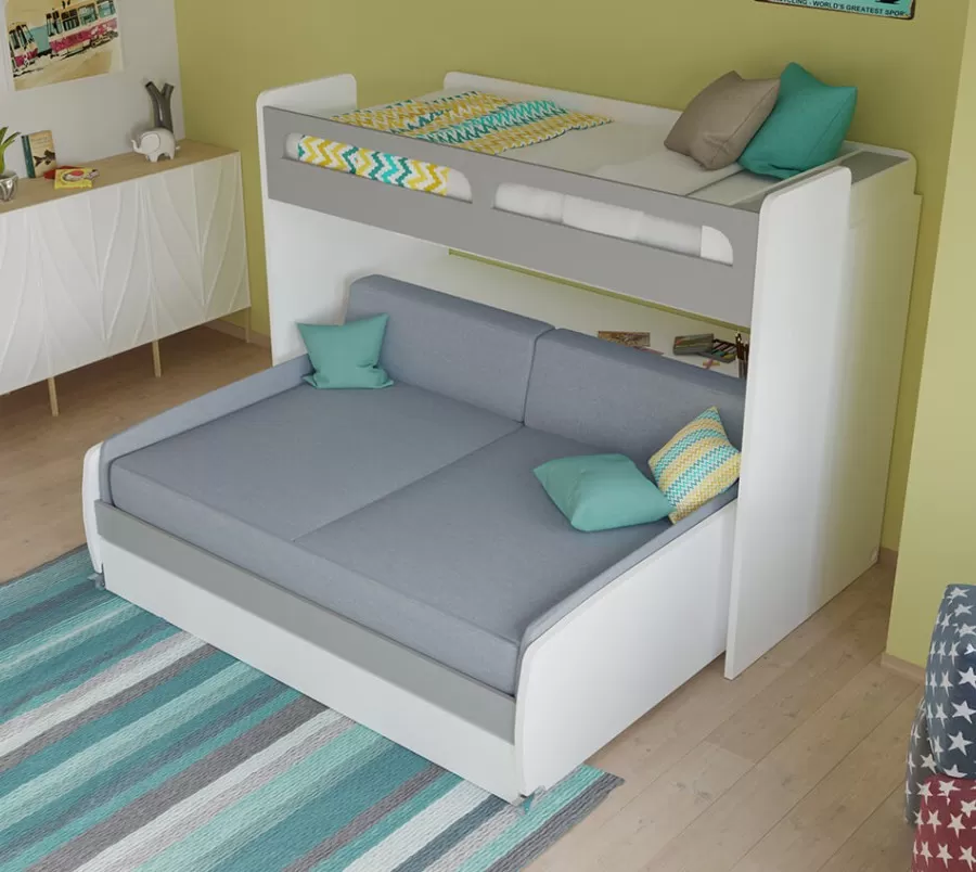 Full Mattress Cover 2 Cushions and 2 PC Side Pillows Set