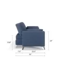 NEW Royal Vertical Queen 2 Seat Sofa and Headboard 1/2 Set