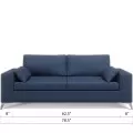 NEW Royal Vertical Queen 2 Seat Sofa and Headboard 1/2 Set