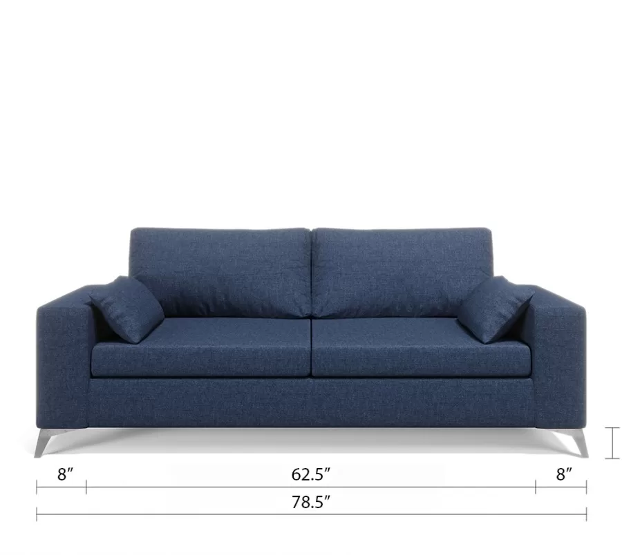 NEW Royal Vertical Queen 2 Seat Sofa and Headboard 1/2 Set