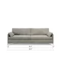 NEW Royal Horizontal Queen 2 Seat Sofa - thumb - view 3
