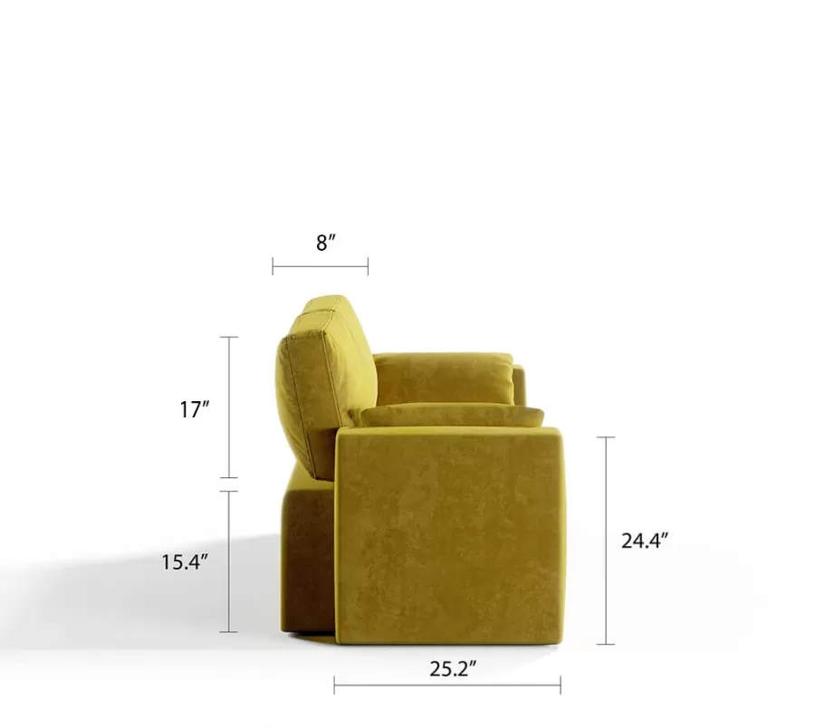 Royal Vertical Queen 2 Seat Sofa