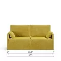 Royal Vertical Queen 2 Seat Sofa