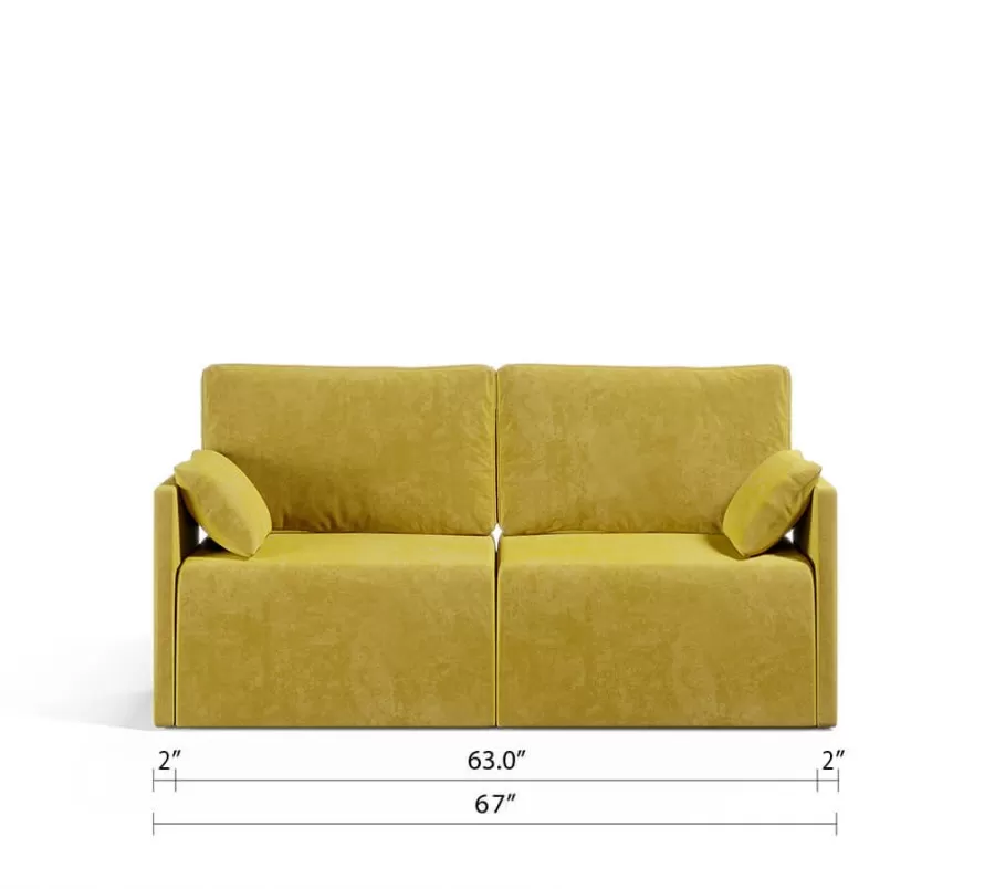 Royal Vertical Queen 2 Seat Sofa