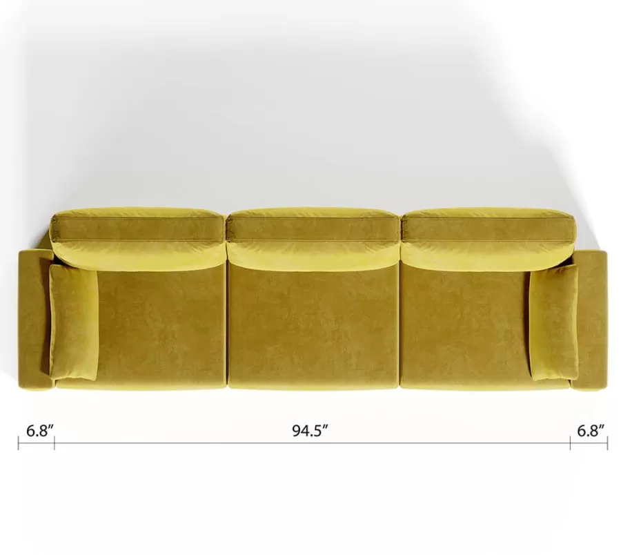 Royal Vertical Queen 3 Seat Sofa