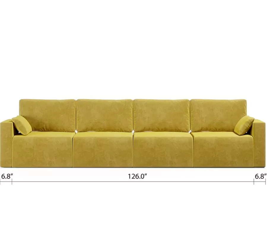 Royal Vertical Queen 4 Seat Sofa