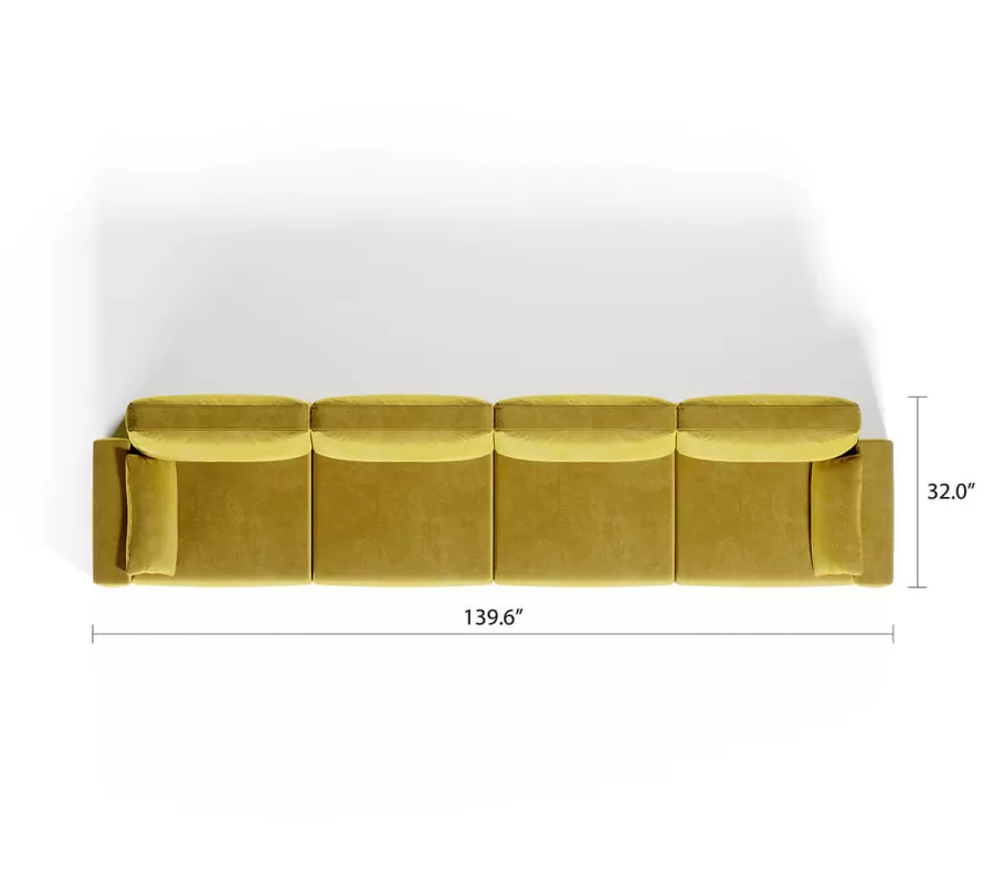 Royal Vertical Queen 4 Seat Sofa - view 4