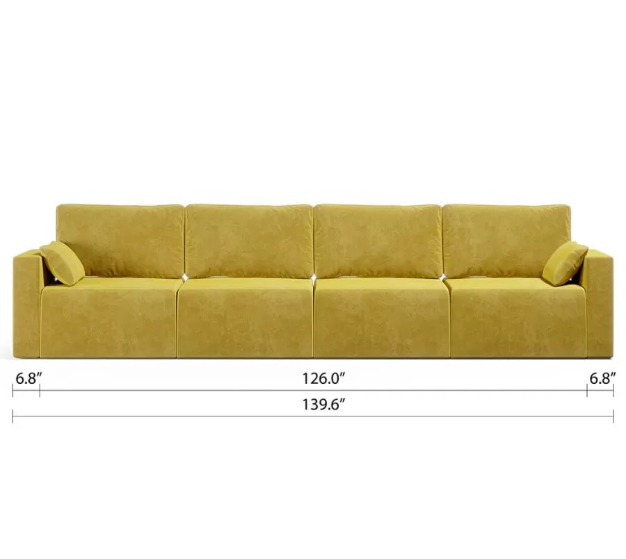 Royal Vertical Queen 4 Seat Sofa