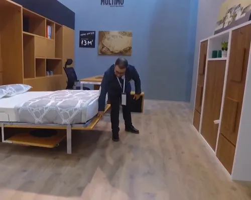ROYAL Queen Wall Bed with Desk