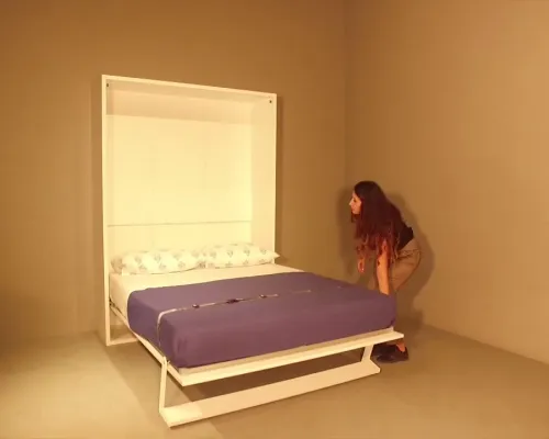 Royal Queen Wall Bed with Folding Table