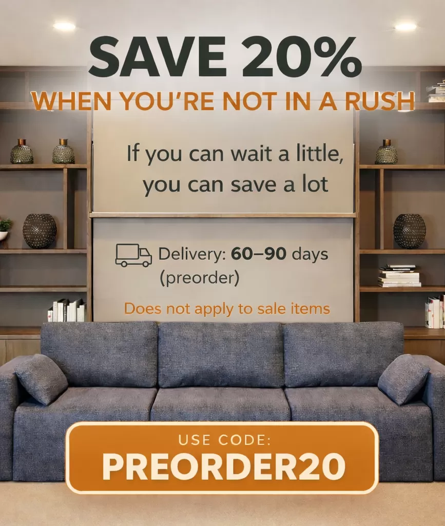Save 20% When You’re Not in a Rush
