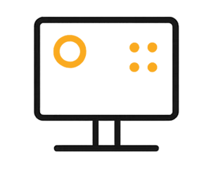 Clean cable management + device ventilation
