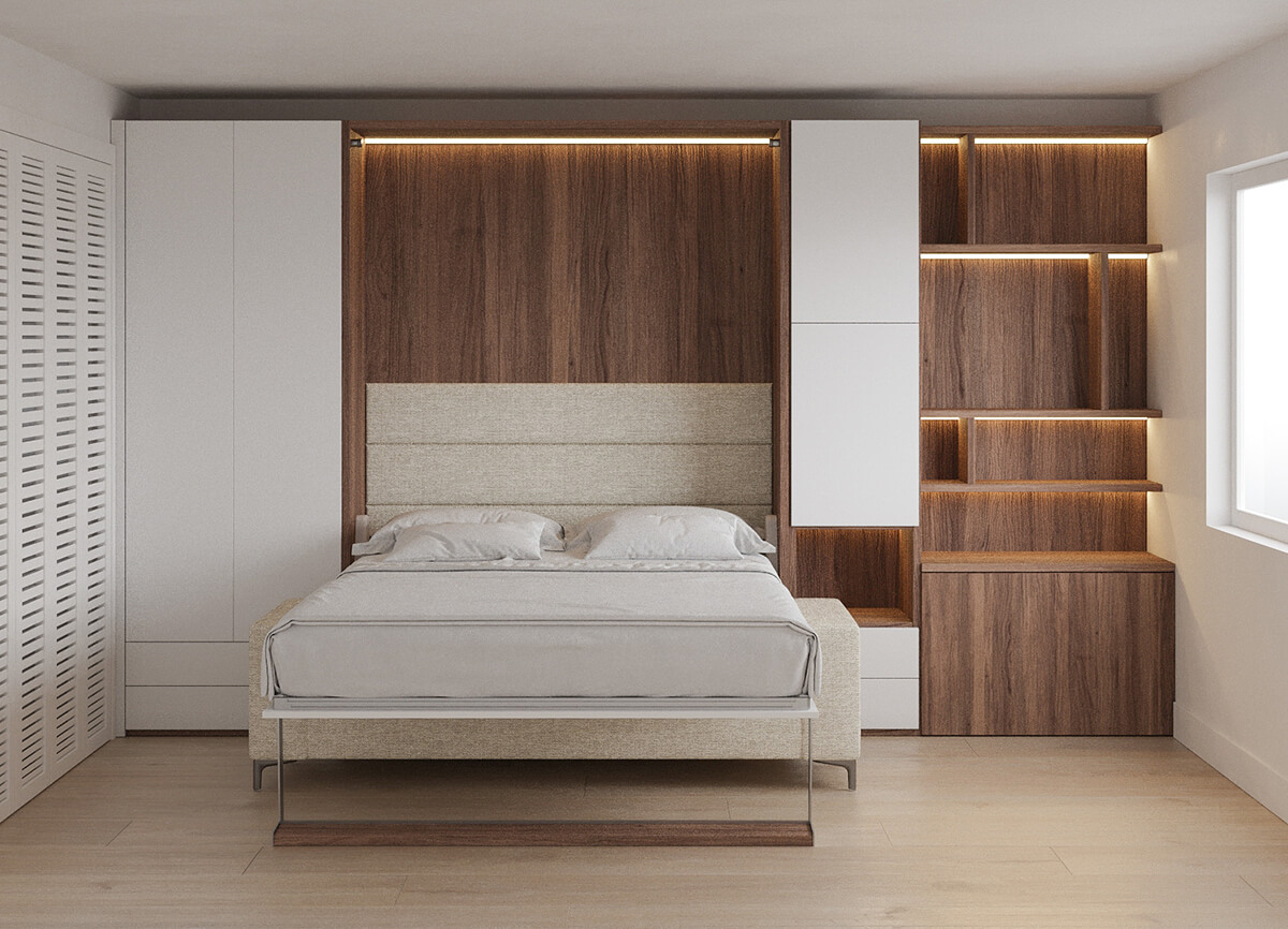 Royal Queen Wall Bed