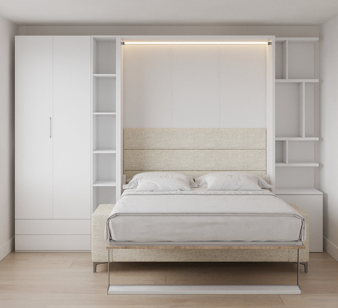 Royal Queen Wall Bed
