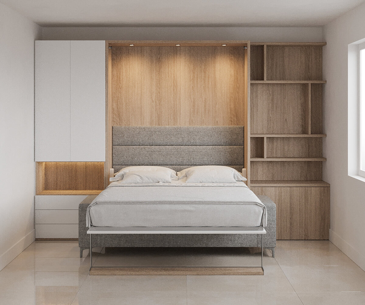 Royal Queen Wall Bed