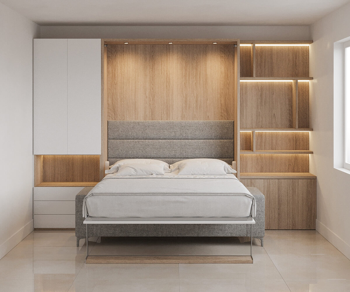 Royal Queen Wall Bed