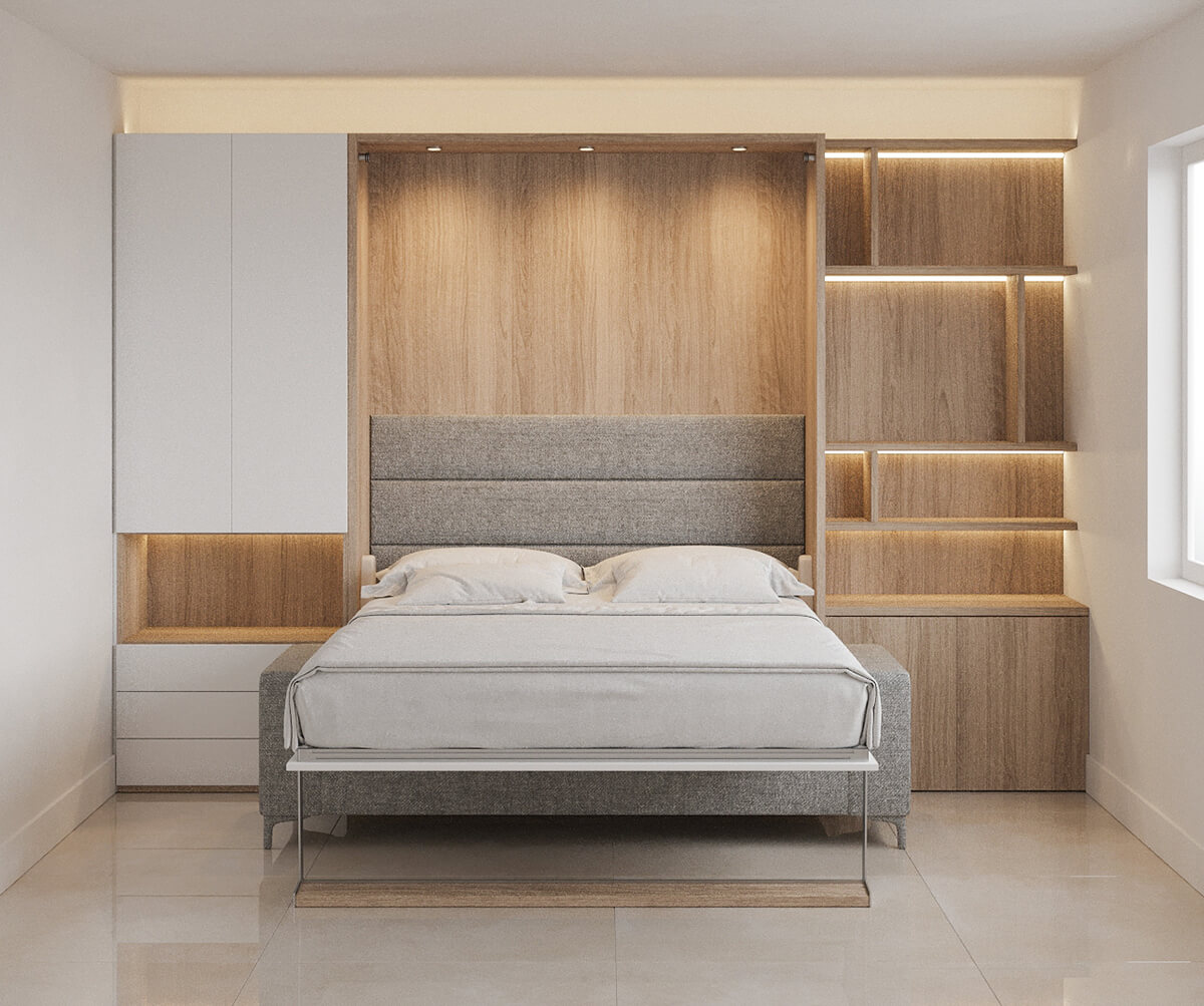 Royal Queen Wall Bed