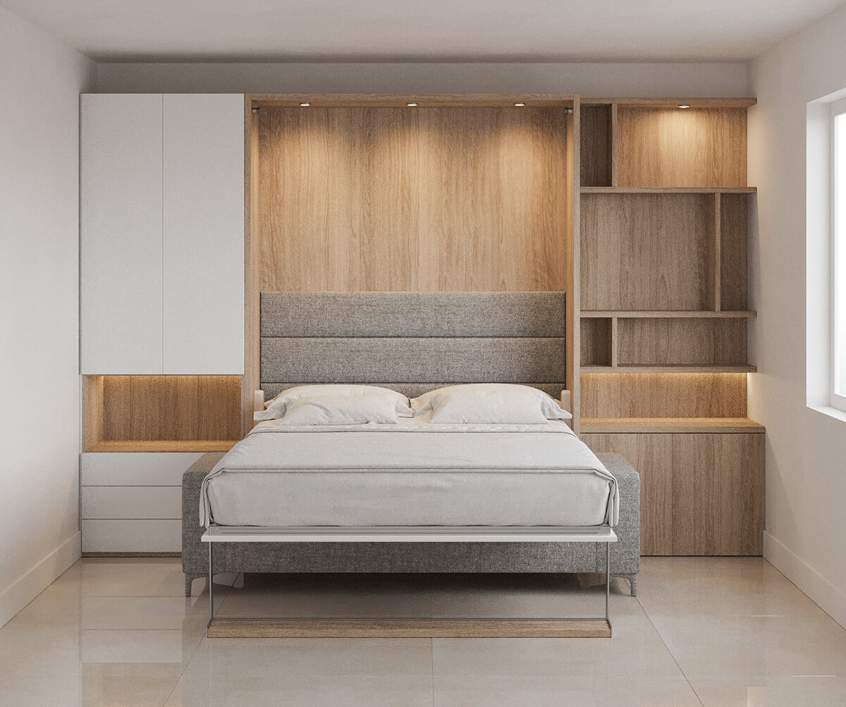 Royal Queen Wall Bed
