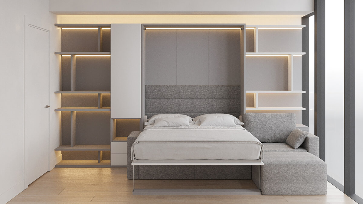Royal Queen Wall Bed