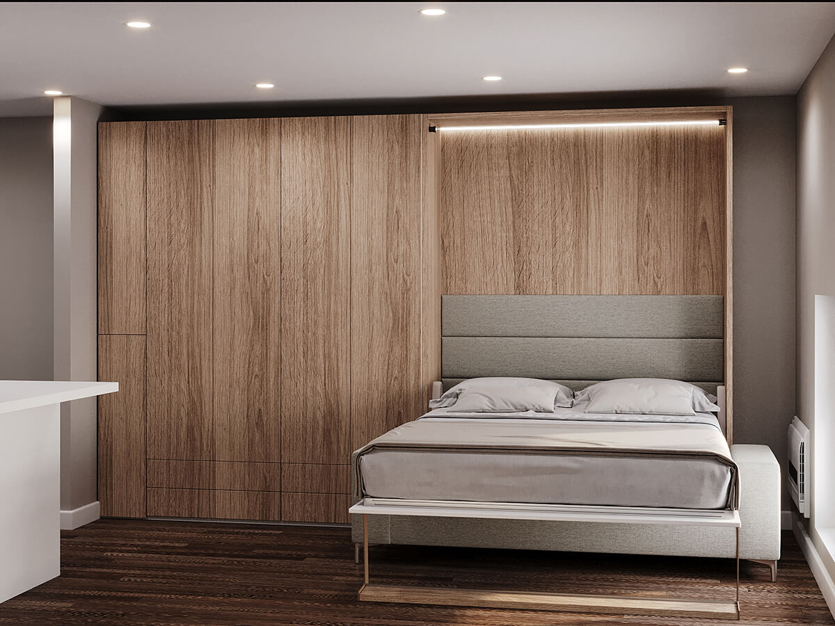 Royal Queen Wall Bed