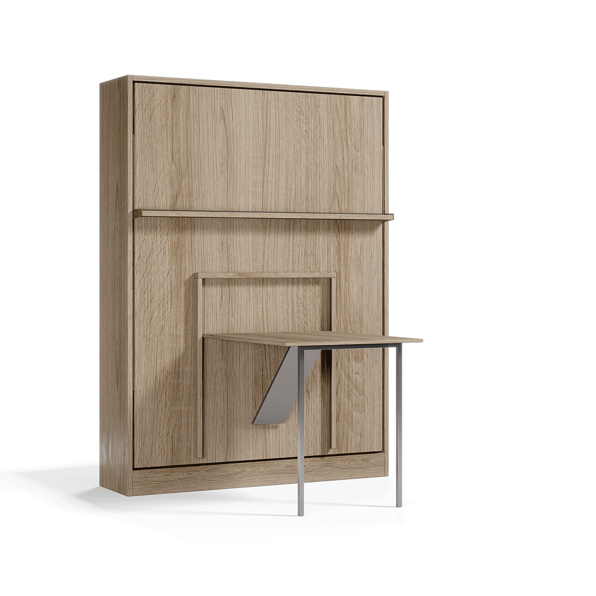 Royal Queen Wall Bed with Folding Table