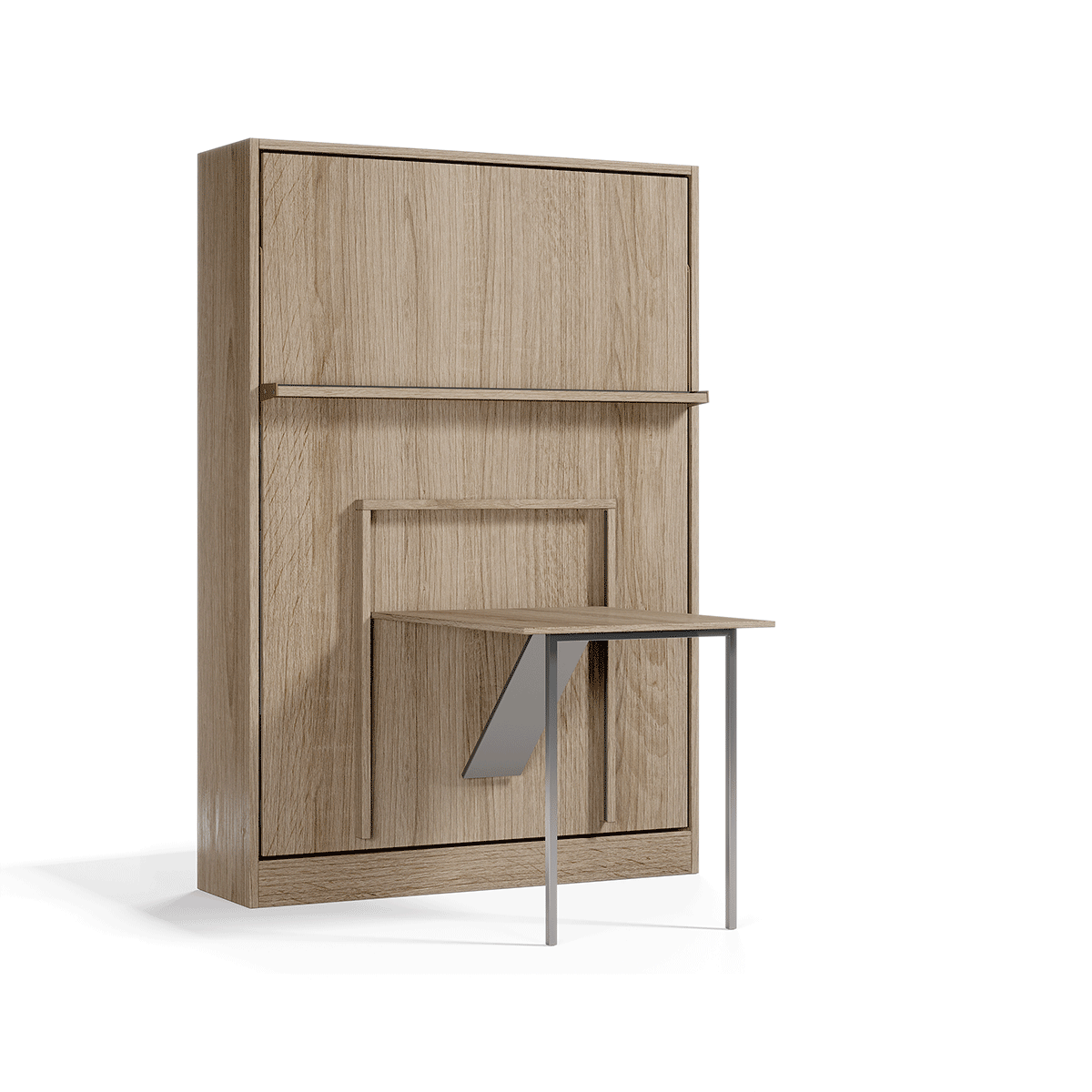 Royal Full / Full XL Wall Bed with Folding Table